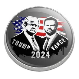 Trump Vance Spray Paint 2024 Golfing Premium Metal Golf Ball Marker