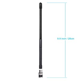 Bingfu CB Aerial Antenna 27MHz BNC Male Connector Soft Whip CB Antenna Portable Compatible with Cobra Midland Uniden Maxon Radio Shack Portable Handheld CB Radio Mobile Radio Police Radio Scanner
