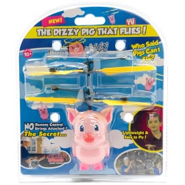 Dizzy Pig The Dizzy Pig That Flies Hand Induction Infrared Aircraft Kids Toy USB Charge