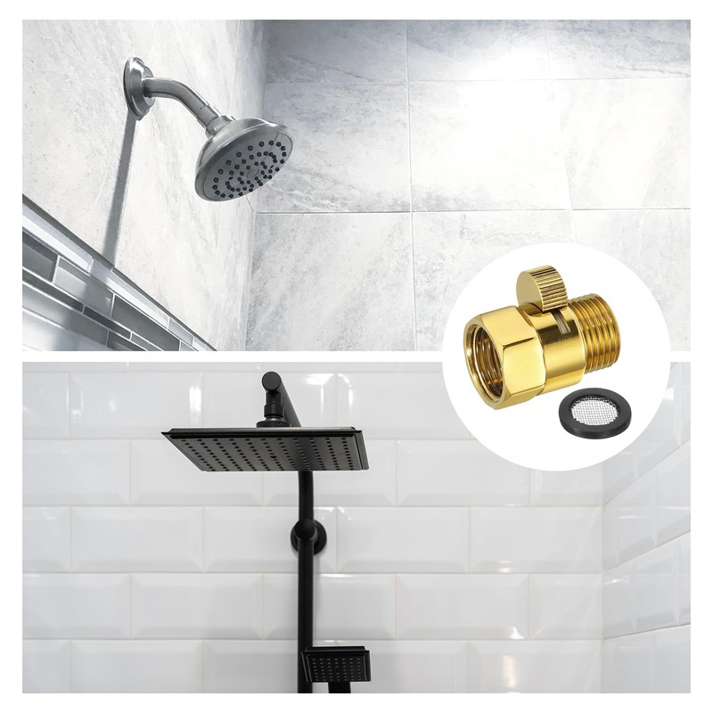 uxcell Water Flow Control Valve, 1 PCS G1/2" Shower Head
