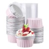 Cupcake Liners, Eusoar 5oz 100pcs Aluminum Foil Cupcake Liners, Muffin