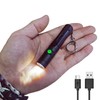 Nitefox Mini Rechargeable Keychain Flashlight USB C Bright Key Light