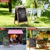Chezerra A Frame Chalkboard Sign, 40"x20" Extra Large Sidewalk Chalk