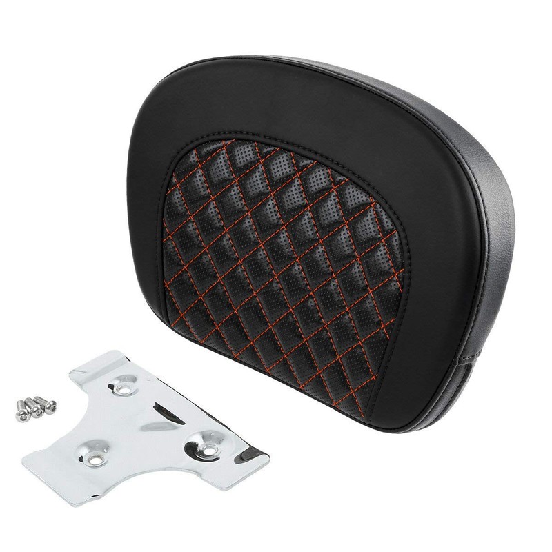 C.C. RIDER Leather Passenger Backrest Pad - Driver Rear for