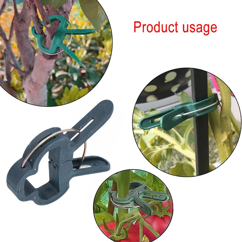 100PCS Plant Support Clip Plant Clamp Garden Binding Clip Grafting