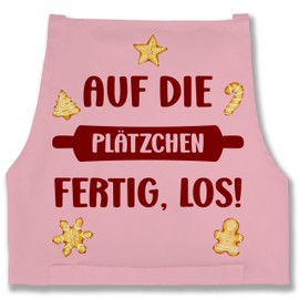 Shirtracer - Apron - Baking Apron - Adult - Auf die Plätzfertig Los, 2 Pink