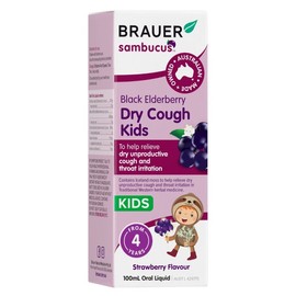 Brauer Black Elderberry Dry Cough Kids 100ml