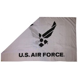 Trade Winds 3x5 USAF U.S. Air Force Wings White Polyester Flag 3'x5' Banner Grommets (RAM) Premium Fade Resistant