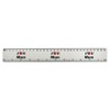'I Love You Mum' 30cm (12 Inch) White Plastic Ruler