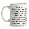 Mr. & Mrs. Panda Tasse Spruch 44. Geburtstag Glückwünsche -