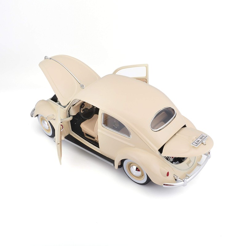 Bburago 15612029W - Gold 1:18 VW Käfer (1955), beige