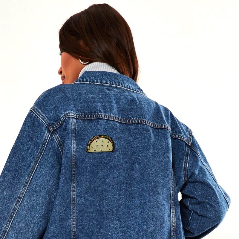 Kolorspun Taco Food Patch - Iron on and Sew on