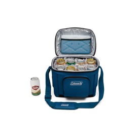 Coleman Chiller Insulated Soft Cooler, Leakproof 9/16/30 Can Cooler with 12+ Hour Ice Retention, Made with Recycled Materials, Great for Lunch, Camping, Beach, Pool, Sports, & More