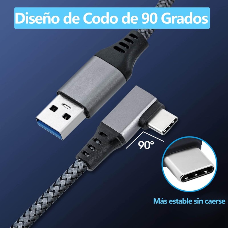 YUTVXAC para Oculus Quest 3 Link Cable 6M, para Oculus