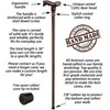 Asterom Handmade Celtic Walking Cane for Men - Bear -