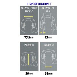 Gorin GR700-K Cylinder Type Ring Lock, Black