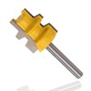 Gasea 1/4 Inch Shank Medium Reversible Glue Joint Router Bit