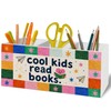 Kids Classroom Book Lover Pen Pencil Holder for Desk Accessories