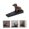 OSALADI Creative Dog Shaped Door Stopper Heavy Duty Cast Iron