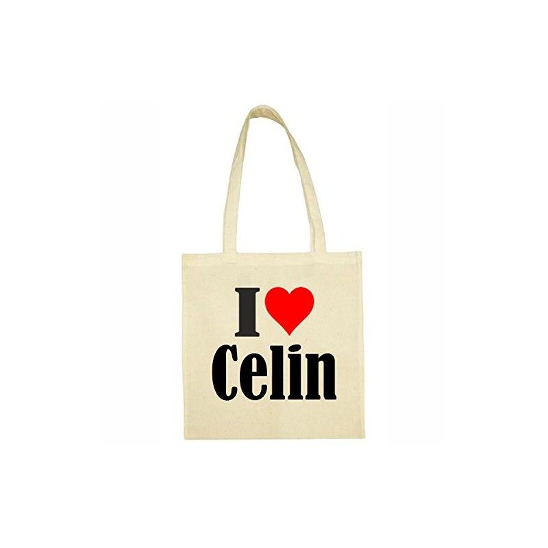 Reifen-Markt I Love Celin Shopping Bag School Bag Gym Bag