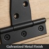 T-Shaped Strap Hinges for Doors & Gates – Galvanized Metal