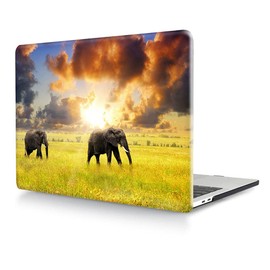 Case Compatible with MacBook Air 13 inch Model A1369/A1466(2017 2016 2015 2014 2013 2012 2011 2010 Release), Plastic Hard Case Protective Cover for Mac Air 13.3 Older Version,Elephant