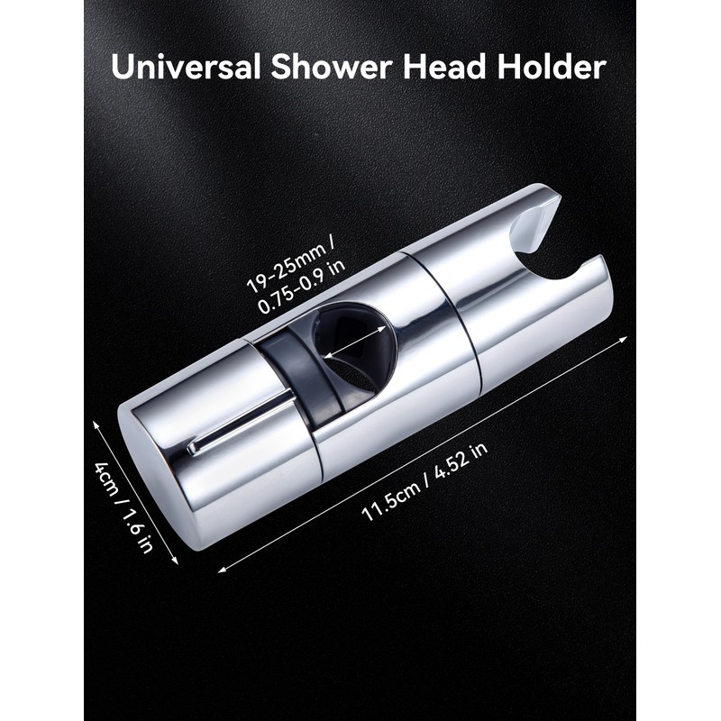 Magichome Shower Head Holder for 19-25MM Riser Rail, Adjustable Shower