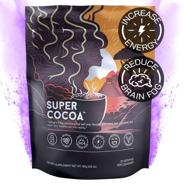 Super Cocoa Coffee Alternative Hot Chocolate Mix - Nootropics Brain