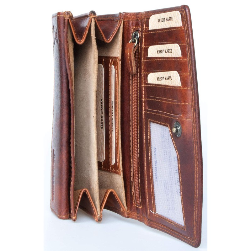 Bull Burry Spacious Brown RFID Leather Wallet Made From Strong