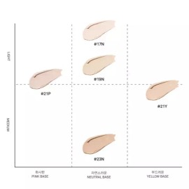 Naming 네이밍 제로 그래비티 커버핏 지속 쿠션 19N + 리필 BNA Naming Zero Gravity Cover Fit Lasting Cushion 19N + Refill BNA