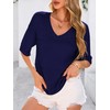 PRETTYGARDEN Women's Short Sleeve Sweater Tops 2025 Spring Summer Casual