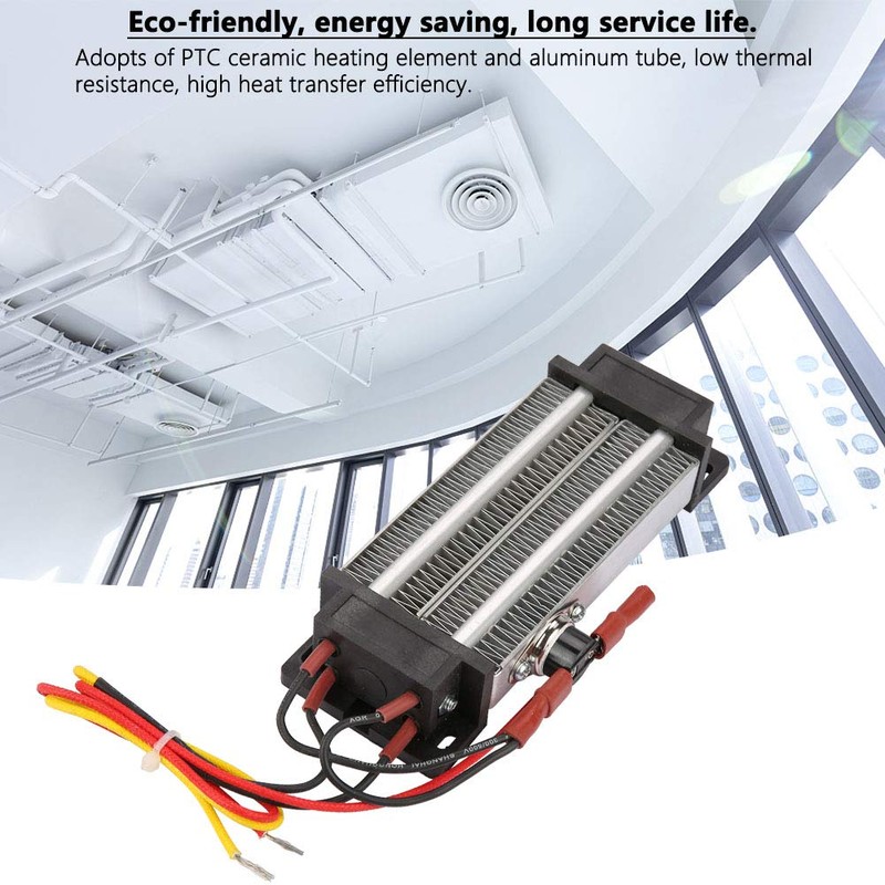 LiebeWH Ceramic Air Heater, 500W 110V Thermostatic Heating Element for