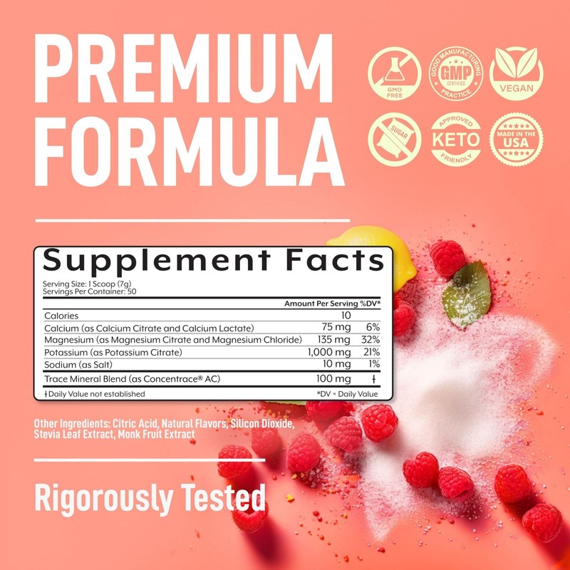 Keppi Keto Electrolytes Powder No Sugar - Sugar Free Electrolytes