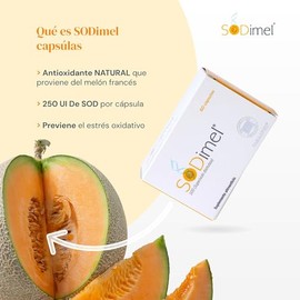 SODimel Superóxido Dismutasa de Melón, 60 Cápsulas Antioxidantes