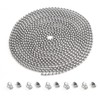 XIYAOXI 3mm Ceiling Fan Pull Chain Extender Light Chain Pulls