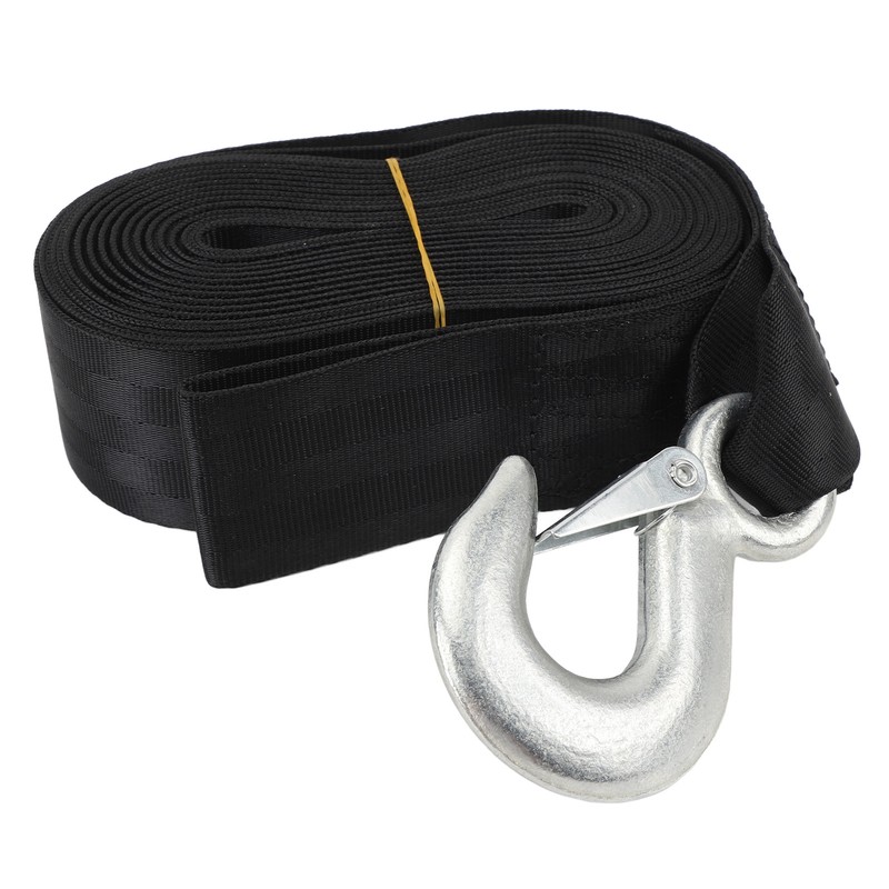 Heavy Duty Winch Strap with Hook 3500lb Load Boat Trailer
