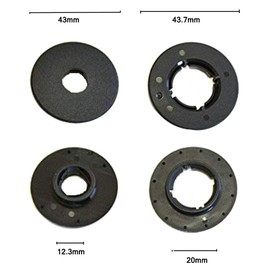 JIFFYY Car Round Floor Mat Clips for Ford, Set of 4 Clips