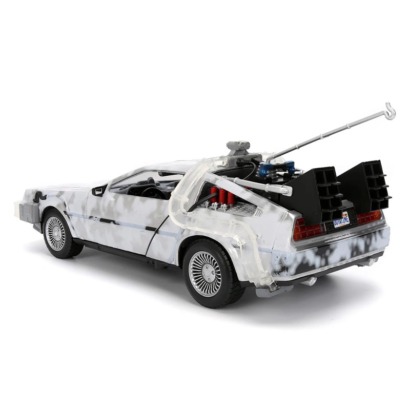 DCD DMC DeLorean Time Machine Frost Version Brushed Metal for