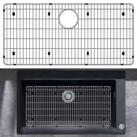 Sink Protectors for Kitchen Sink, Stainless Steel Protective Grid 27 1/2 x 13 1/2, Sink Rack for Bottom of Sink