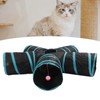 Cat Play Tunnel Toy Set Multipurpose Fun Interactive Bell Ball