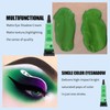Green Eyeshadow Primer, Violet Color Cut-Crease Eye Based Makeup, Matte