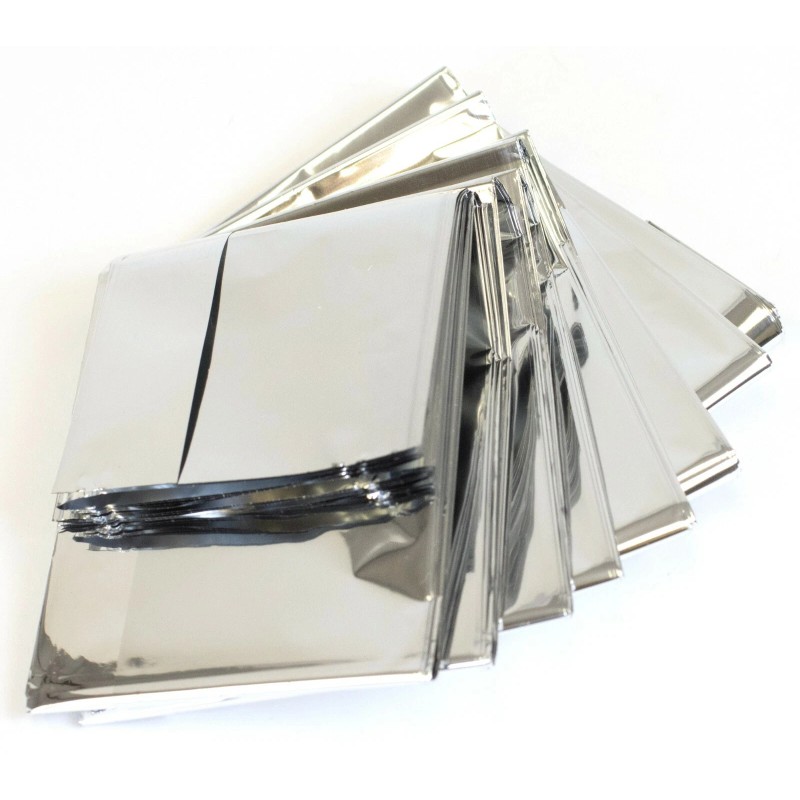 Primacare Emergency Foil Mylar Thermal Blanket, 82" x 54" (Pack