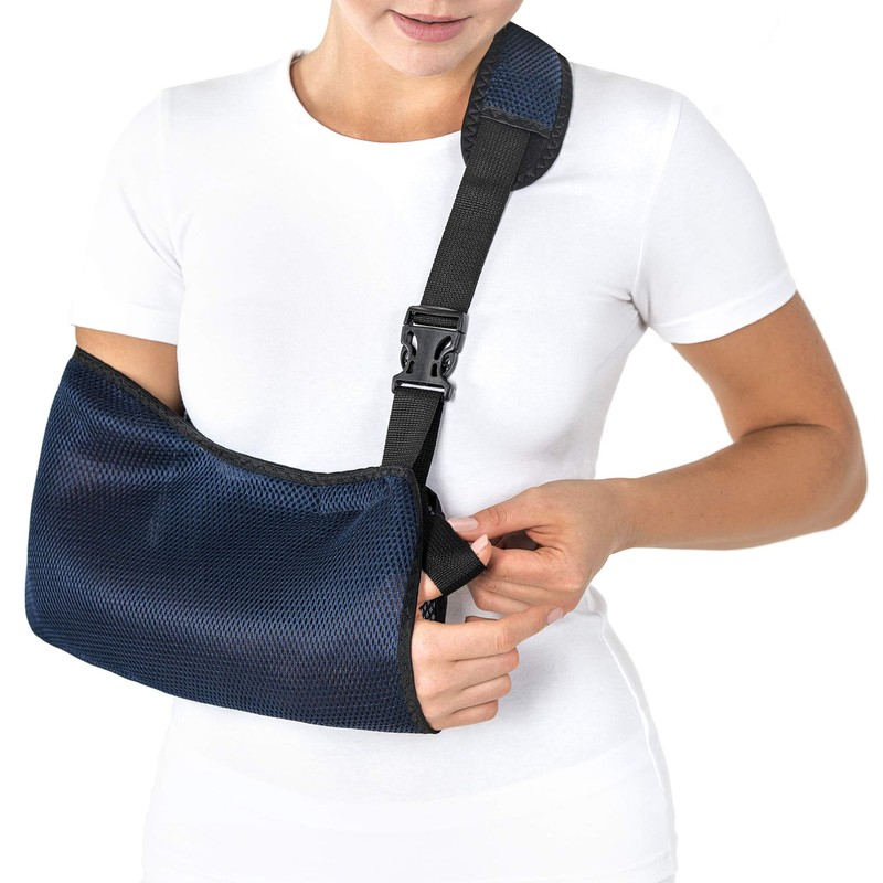 Arm Sling Breathable with Soft Padded Shoulder Strap Comfort Fit