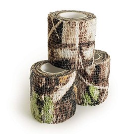 3 Pack - Camouflage Self Adhesive Cling Tape - Multiple Colors Available (Forest Camo #10)