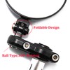 Universal CNC Motorcycle Foldable 7/8" Handle Bar End Mirrors Rearview
