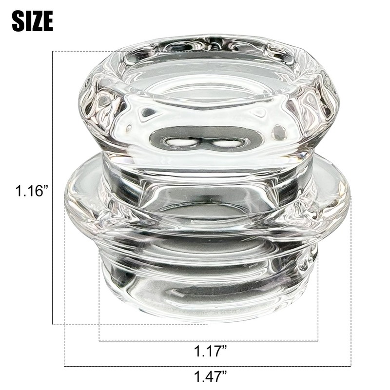 APOXCON Glass Knob Replacement Heat Resistant & Broken Resistant Adaptable