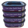 4 Pack Cat Litter Refill Bags Cartridges Compatible with Genie