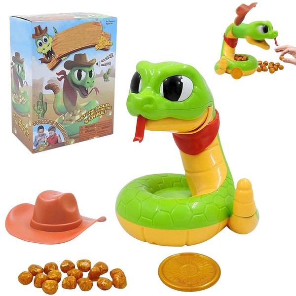 Electric Rattlesnake Tricky Toy，Electric Rattlesnake Tricky Toy，Horror Decompression Snake Toys，Funny Reaction Game for kid