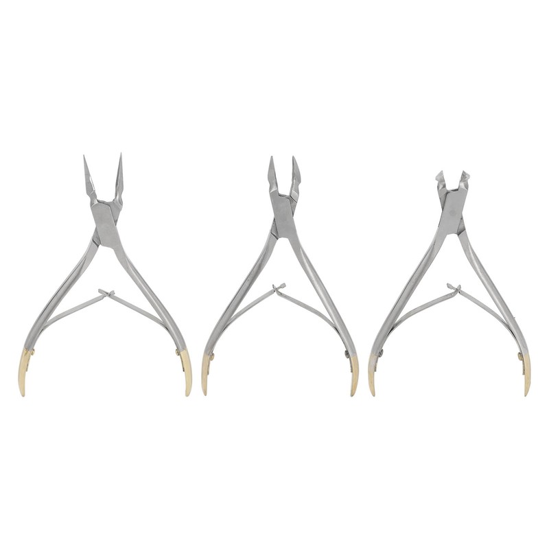 3pcs Residual Root Forceps Set Stainless Steel Dental Root Fragments