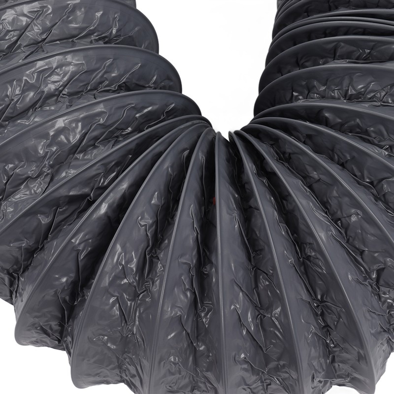 Flexible Aluminum Ducting Duct 1m Length with Clamp for Ventilation